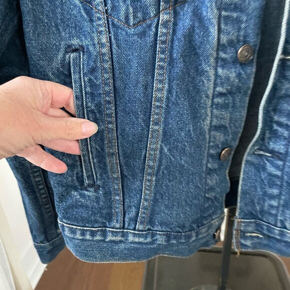 Vintage Levi’s Denim Trucker Jacket 70506 Made in USA Red Tab 40 - Picture 5 of 9